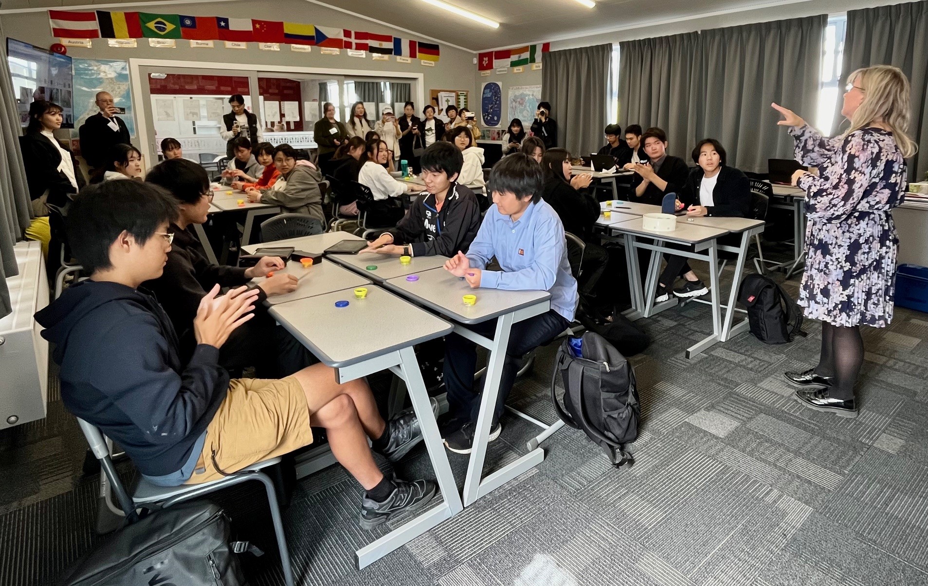 Korean Agents ESOL class Kapiti College